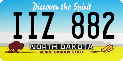 ND license plate IIZ882