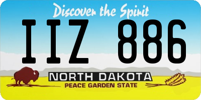 ND license plate IIZ886
