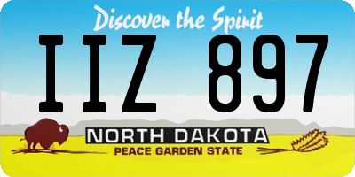 ND license plate IIZ897