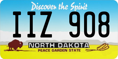 ND license plate IIZ908