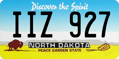 ND license plate IIZ927