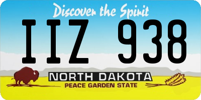 ND license plate IIZ938