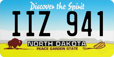 ND license plate IIZ941