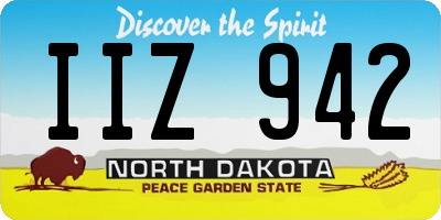 ND license plate IIZ942