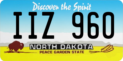 ND license plate IIZ960