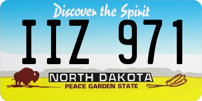 ND license plate IIZ971