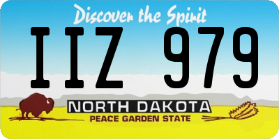 ND license plate IIZ979