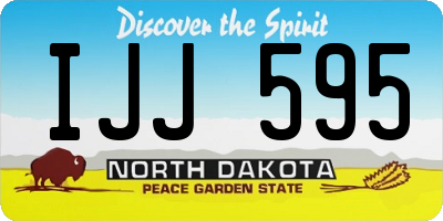 ND license plate IJJ595