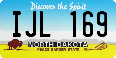 ND license plate IJL169
