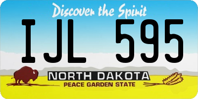 ND license plate IJL595