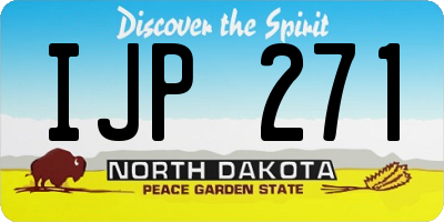 ND license plate IJP271