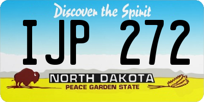 ND license plate IJP272