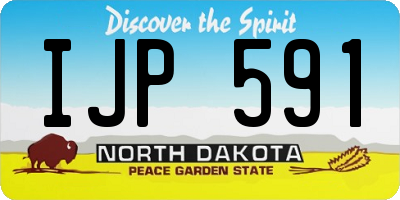 ND license plate IJP591