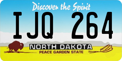 ND license plate IJQ264