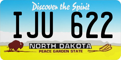 ND license plate IJU622