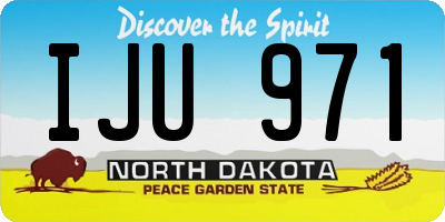 ND license plate IJU971