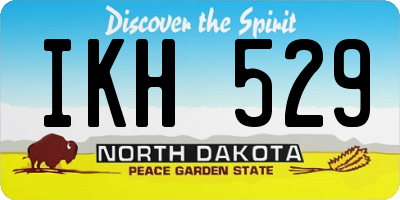 ND license plate IKH529