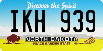 ND license plate IKH939