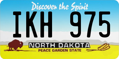 ND license plate IKH975