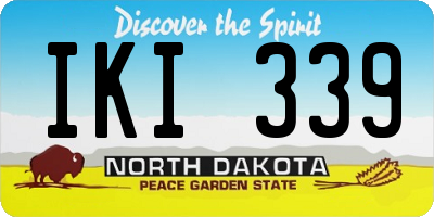 ND license plate IKI339