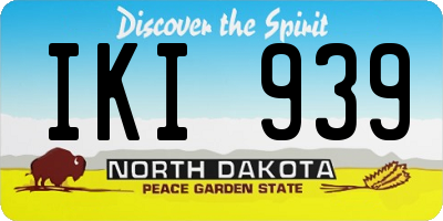 ND license plate IKI939