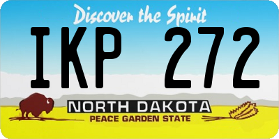 ND license plate IKP272