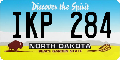 ND license plate IKP284