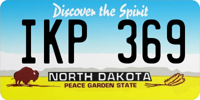 ND license plate IKP369