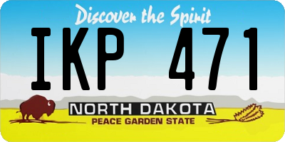 ND license plate IKP471