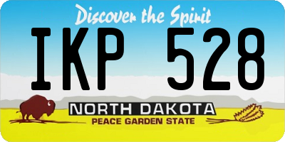 ND license plate IKP528