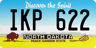 ND license plate IKP622