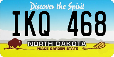 ND license plate IKQ468