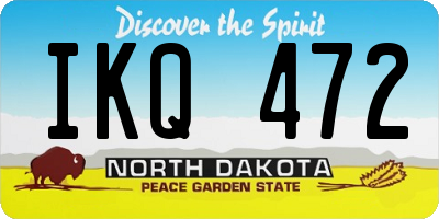 ND license plate IKQ472