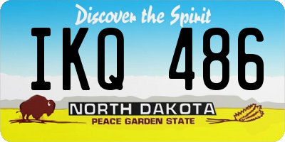 ND license plate IKQ486