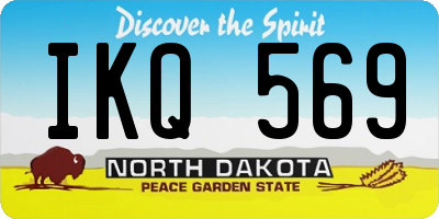 ND license plate IKQ569