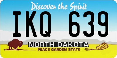 ND license plate IKQ639