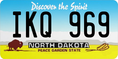 ND license plate IKQ969
