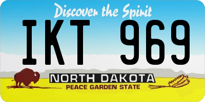 ND license plate IKT969