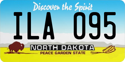 ND license plate ILA095
