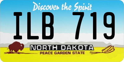 ND license plate ILB719