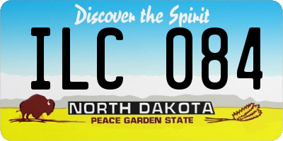 ND license plate ILC084