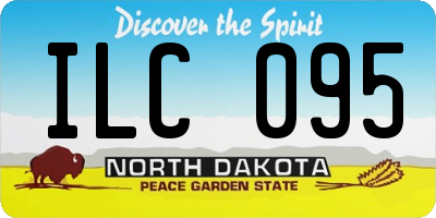 ND license plate ILC095