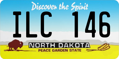 ND license plate ILC146