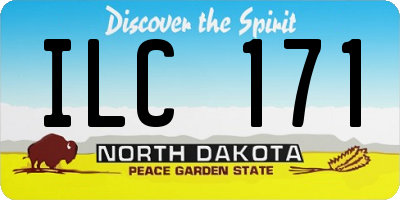 ND license plate ILC171