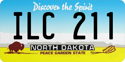 ND license plate ILC211