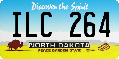 ND license plate ILC264