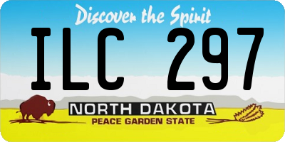 ND license plate ILC297