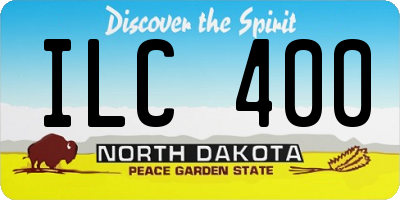 ND license plate ILC400