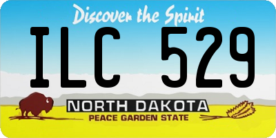 ND license plate ILC529
