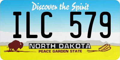 ND license plate ILC579